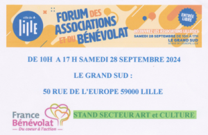 Forum des associations et du bénévolat le 28 septembre 2024